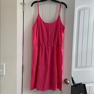 Old Navy hot pink dress.